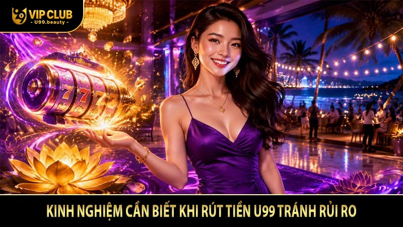 Kinh nghiệm cần biết khi rút tiền U99 tránh rủi ro
