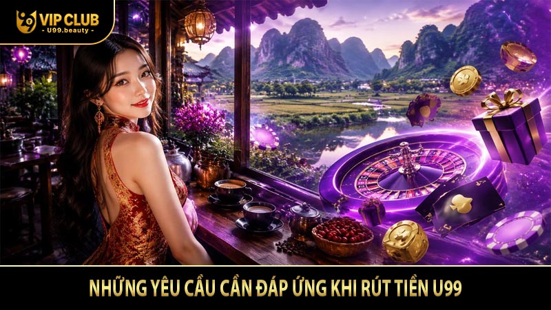 Những yêu cầu cần đáp ứng khi rút tiền U99